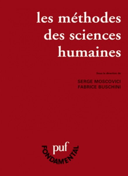 Les méthodes des sciences humaines - Click to enlarge picture.