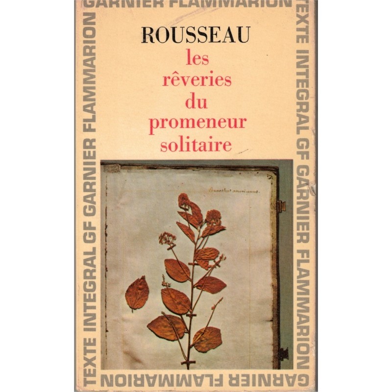 Les rêveries du promeneur solitaire - Click to enlarge picture.
