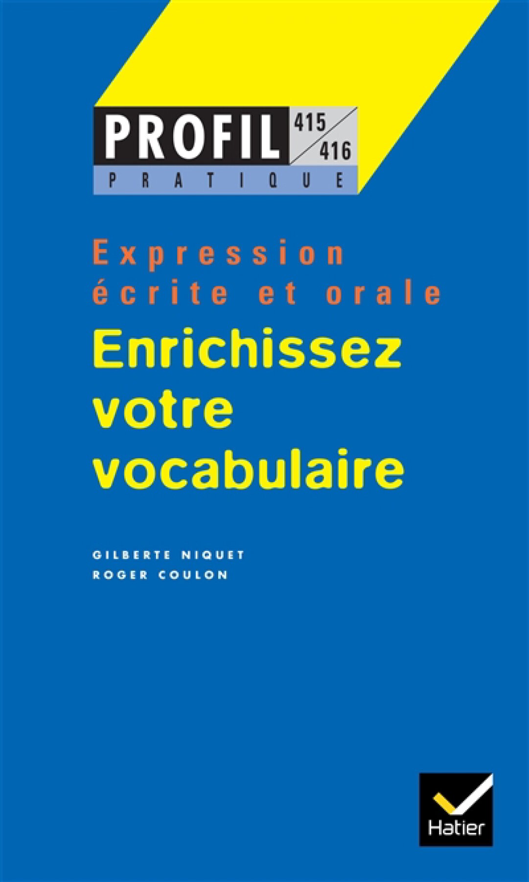 Enrichissez votre vocabulaire - Click to enlarge picture.