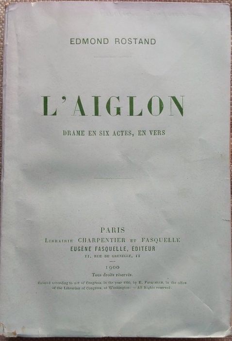 L'aiglon - Click to enlarge picture.