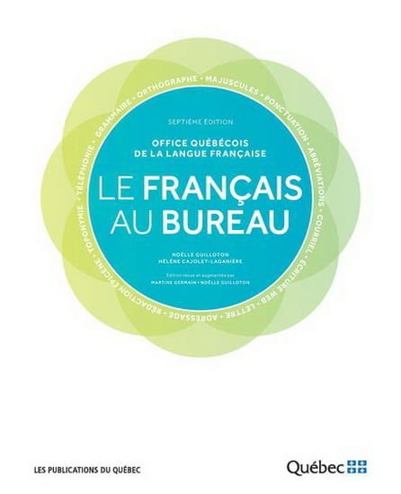 Le français au bureau - Click to enlarge picture.